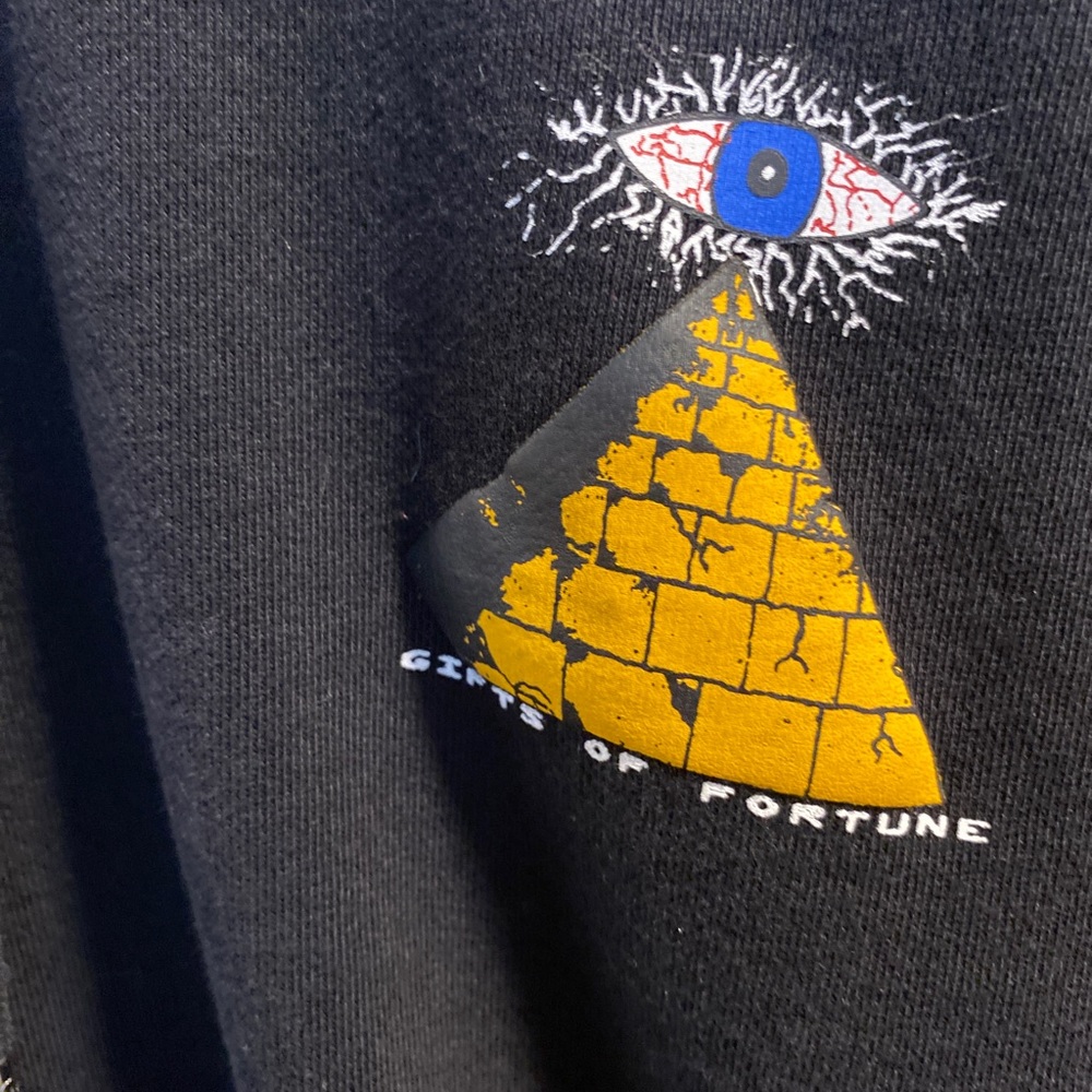 Gifts of fortune heavyweight French-Terry cotton. Pullover sweatshirt/large